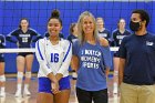 Volleyball Senior Day  Wheaton Women's Volleyball Senior Day. - Photo by Keith Nordstrom : Wheaton, Volleyball Senior Day